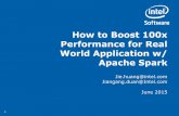 How to Boost 100x Performance for Real World Application with Apache Spark-(Grace Huang and Jiangang Duan, Intel)