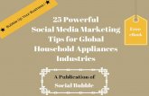 25 powerful social media marketing tips for global household appliances industries