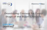 Developing Content For Every Stage Of The Buyer LifeCycle