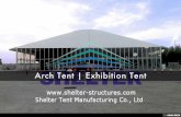 Arch Clear Span Tent Exhibition Marquee