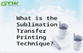 What Is The Sublimation Transfer Printing Technique.