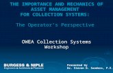 Asset management presentation at owea collections conference
