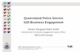 Queensland police service - G20 business engagement