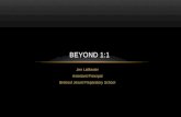 Birds of a Feather Presentation:  Beyond 1 to 1