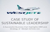 Sustainable leadership --west jet