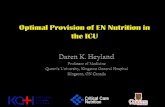 Optimal provision of en nutrition in the icu