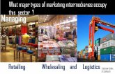 What major types of marketing intermediaries occupy this sector