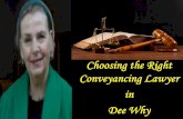 Choosing the right conveyancing lawyer in dee why