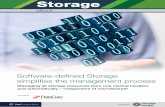 Software-Defined Storage Simplifies the Management Process