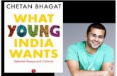 What young India wants By  Chetan Bhagat