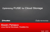 Optimizing FUSE for Cloud Storage