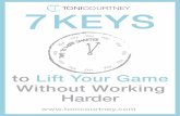 Mini ebook - 7 Keys To Lift Your Game Without Working Harder April 2015