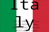 All about Italy!