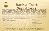 Ranka tent suppliers