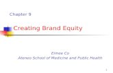 Co chapter 9 creating brand equity