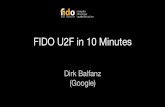 Fido u2 f in 10 minutes (cis 2015)