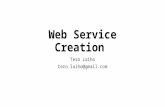 Web Service Creation in HTML5