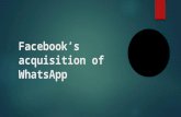 Facebook's acquisition of WhatsApp