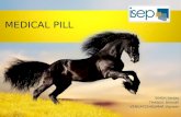 MEDICAL PILL FOR MEASURING THE TEMPERATURE IN THE STOMACH OF THE HORSE