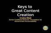Keys to Great Content Creation with Kristina Ribali