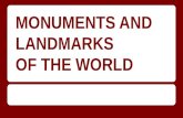 Monuments and landmarks of the world