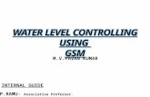 automatic water level controlling using gsm system