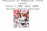 Analysing  nme dizzee cover prep for blog ppt