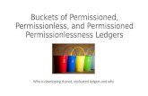 Buckets of Permissioned, Permissionless, and Permissioned Permissionlessness Ledgers