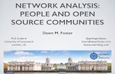 Network analysis: People and open source communities