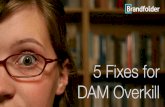 5 Fixes for DAM Overkill