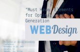 Website Design “Must Have” Elements for Optimal Lead Generation
