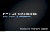 Get Past Gatekeepers