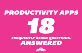 Productivity Apps - 18 Frequently Asked Questions, Answered