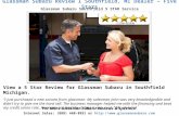 2/1/14 l Glassman Subaru Review l Southfield, MI Dealer – Five Star Review