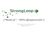 Seattle StrongLoop Node.js Workshop