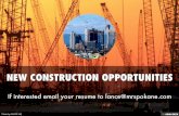 NEW CONSTRUCTION OPPORTUNITIES