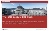 The ETH Zurich Doi Desk