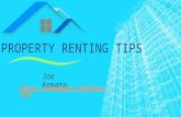 Property Renting Tips  by Joe Armato