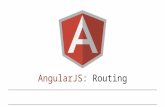 Angular js: routing