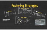 Factoring strategies
