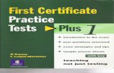 First certificate practice tests plus 1