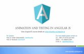 Animation And Testing In AngularJS