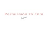Permission to film