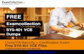Free Examcollection SY0-401 VCE Dumps