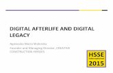Digital Death and Digital Afterlife - AHFE 2015