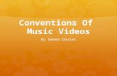 Conventions of music Video