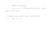 Python WorkShop Ifro 2015