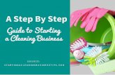Step By Step Guide to Starting a Cleaning Business
