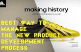 How to manage the new product development process