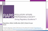 10 Facts to pass the RAC (Regulatory Affairs Certification)